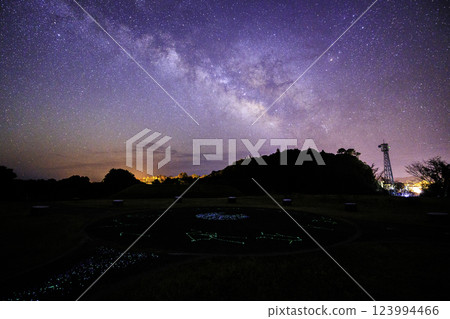 《Kochi Prefecture Stargazing Square》 Stars on the ground, the Milky Way and the starry sky from the Stargazing Square 123994466