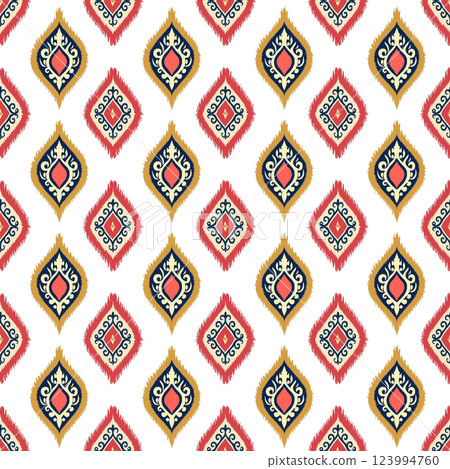 Ethnic boho seamless pattern. Traditional ornament. Tribal pattern. Folk motif. Can be used for wallpaper, textile, wrapping, web page background. Ethnic boho seamless pattern. Traditional ornament. Tribal pattern. Folk motif. Can be used for wallpaper, textile, wrapping, web page background. 123994760