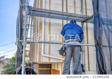 獨立式住宅外牆修繕工程 外牆翻新 123995206