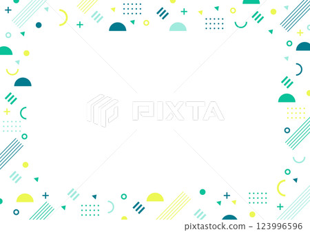 Geometric background pattern material - Green Geometric background pattern material - Green 123996596