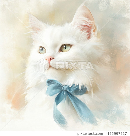 Blue eyes cat 123997317