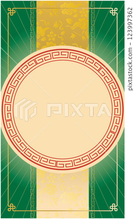 中式邊框裝飾邊框 123997362