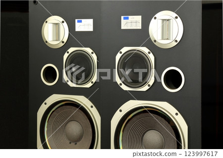 Speakers from the 1980s 123997617