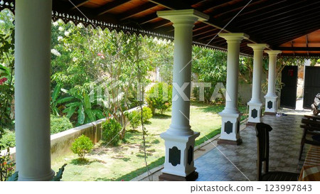 House in Sri lanka, colonial style interior House in Sri lanka, colonial style interior 123997843