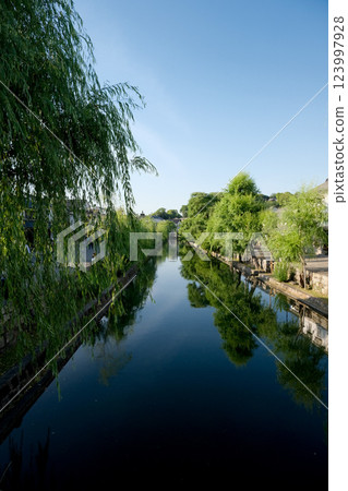 岡山縣倉敷市_從倉敷美觀地區高砂橋看到的風景 2_2024年5月 岡山縣倉敷市_從倉敷美觀地區高砂橋看到的風景 2_2024年5月 123997928