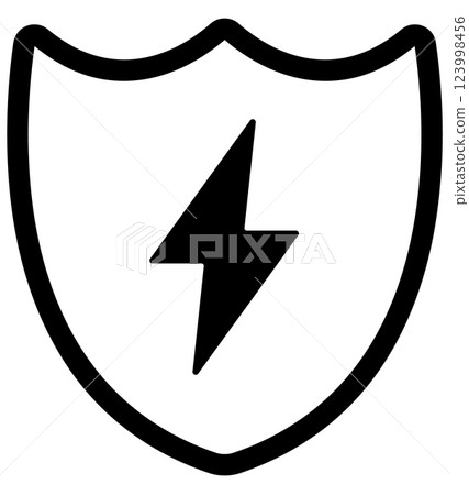 Anti-static icon illustration 123998456