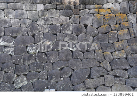 Takasaki Castle stone wall Takasaki Castle stone wall 123999401