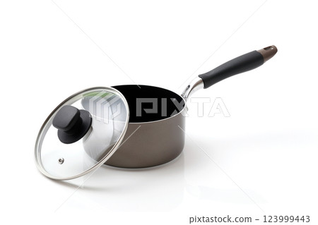 Pots and kitchen utensils Pots and kitchen utensils 123999443