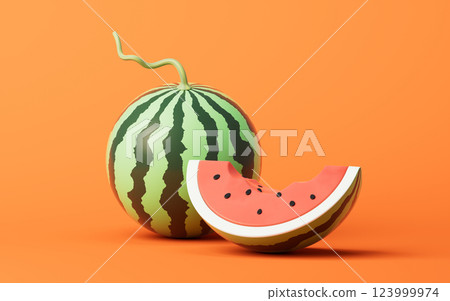 summer, juicy, melon 123999974