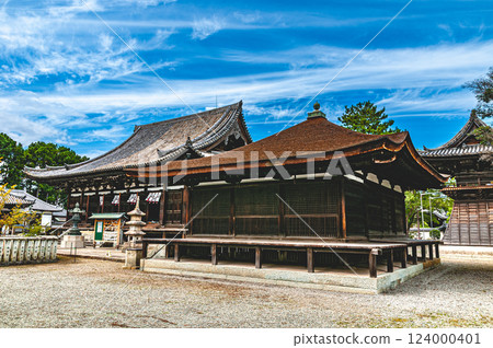 [New Saigoku Pilgrimage] 27th stop: Kakurinji Temple, National Treasure Main Hall and Prince Hall, Early Autumn Scenery 1, Kakogawa City, Hyogo Prefecture 124000401