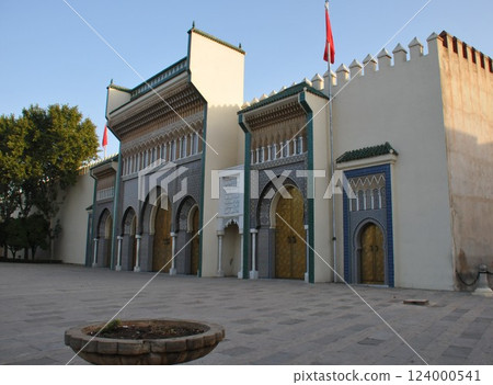 摩洛哥,菲斯,麥地那(舊城區),皇宮,正門,皇宮廣場 摩洛哥,菲斯,麥地那(舊城區),皇宮,正門,皇宮廣場 124000541