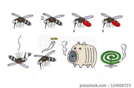 Mosquito and mosquito coil Mosquito and mosquito coil 124000723