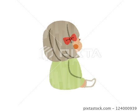 Child sitting facing backwards - Gash Child sitting facing backwards - Gash 124000939