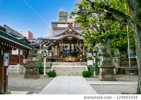 Otori Shrine, Meguro Ward, Tokyo, worship hall, one of the nine Koedo shrines that have continued since the Edo period 124001038