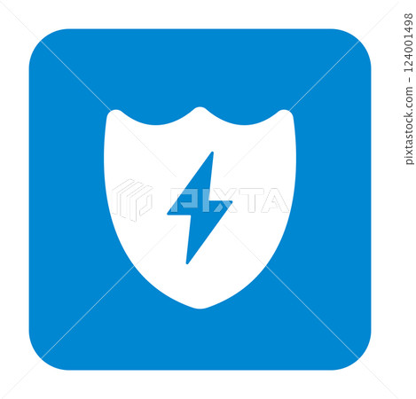Anti-static icon illustration Anti-static icon illustration 124001498