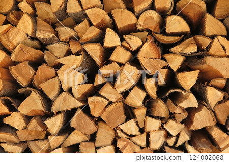 Scenery of outdoor firewood storage area 4 Scenery of outdoor firewood storage area 4 124002068