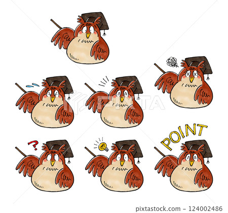 貓頭鷹教授套裝 124002486