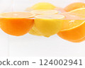 Fresh oranges and lemons 124002941