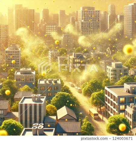 A town where pollen flies 124003671