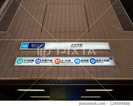 Tokyo Metro/Toei Subway "Otemachi Station" C1 Exit Tokyo Metro/Toei Subway "Otemachi Station" C1 Exit 124004880