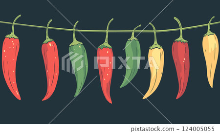 Chili Peppers on a String 124005055
