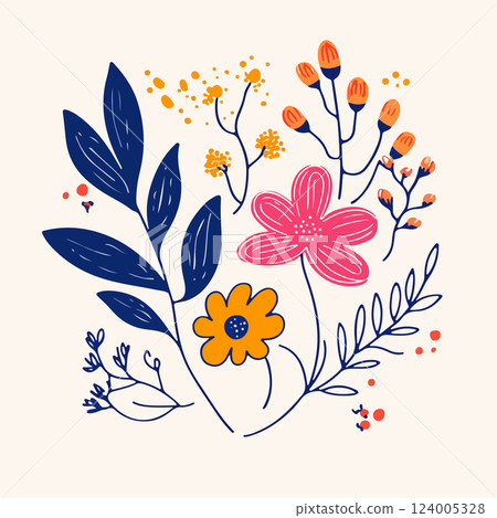 Colorful Floral Arrangement Colorful Floral Arrangement 124005328