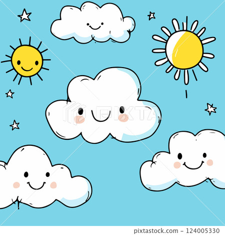 Cheerful Sky Scene Cheerful Sky Scene 124005330