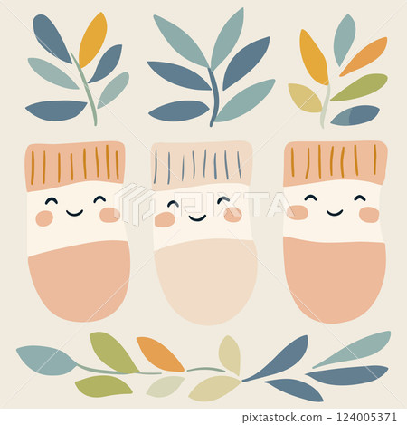 Cheerful Plant Pots 124005371
