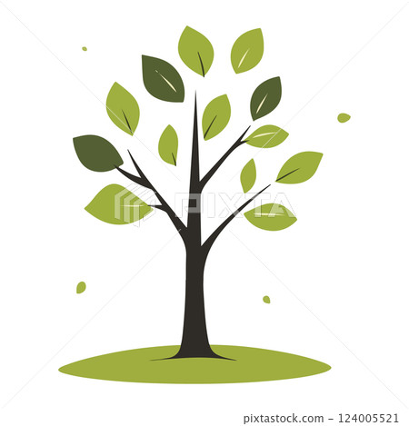Stylized Tree Illustration 124005521