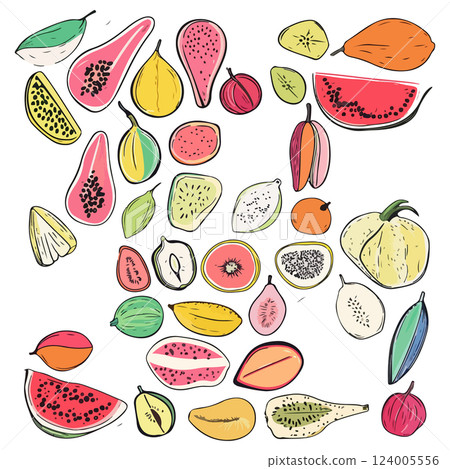Colorful Fruit Collection Colorful Fruit Collection 124005556