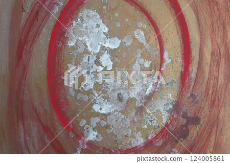 Original abstract painting made with copper-containing paint Original abstract painting made with copper-containing paint 124005861