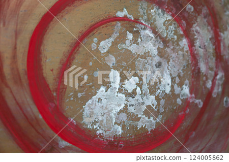 Original abstract painting made with copper-containing paint 124005862