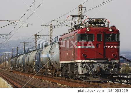 ED75 AC electric locomotive freight train ED75 AC electric locomotive freight train 124005929