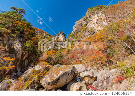 (Yamanashi Prefecture) Shosenkyo and Kakuenbo in autumn (Yamanashi Prefecture) Shosenkyo and Kakuenbo in autumn 124006134