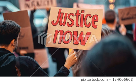 Join the Protest for Justice United Collective Voices are Demanding Immediate Change for a Better Future Now 124006608
