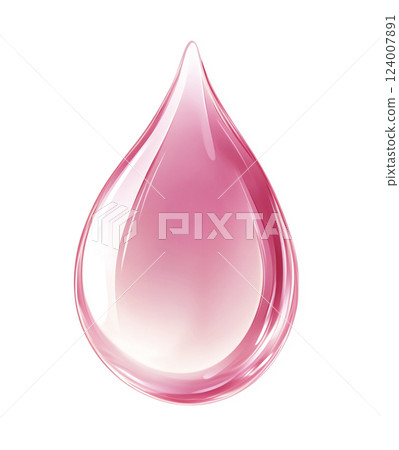 Pink liquid droplets AI image Pink liquid droplets AI image 124007891