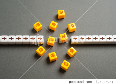 The process of negotiating and discussing plans. Compromise, and collaboration. Intense discussions, brainstorming sessions, and idea exchange. 124008925