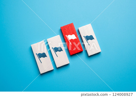 Crossing one of the red flags. The concept of a critical violation that requires immediate intervention and exit from the relationship. Betrayal, toxic behavior, or harmful patterns 124008927