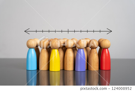 The scale of political preferences over a crowd of people. Public opinion, electoral influence, and societal alignment with ideologies. Voter behavior analysis The scale of political preferences over a crowd of people. Public opinion, electoral influence, and societal alignment with ideologies. Voter behavior analysis 124008952