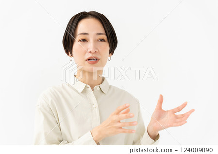 說話的女人休閒 124009090