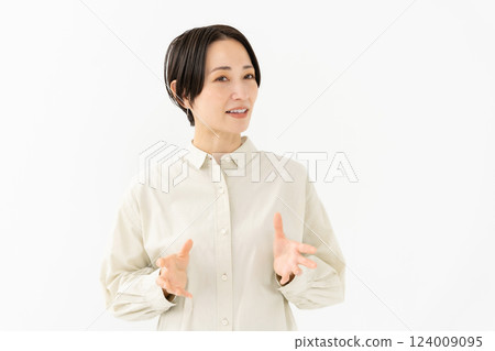 說話的女人休閒 124009095