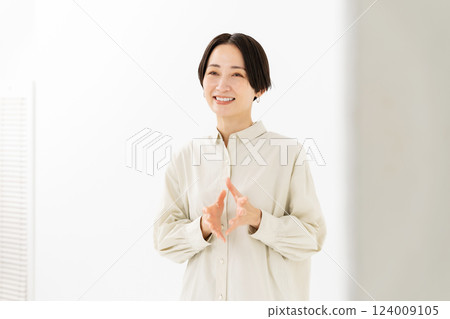 說話的女人休閒 124009105
