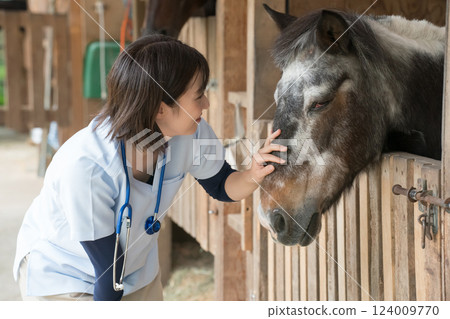 獸醫 馬 馬兒 124009770
