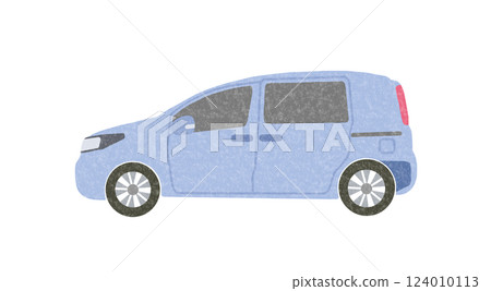 Car illustration (blue) Car illustration (blue) 124010113