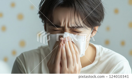 男人患花粉症 124010341