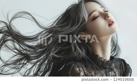 Female idol-style portrait 124010608