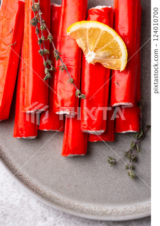 Surimi sticks from crab meat Surimi sticks from crab meat 124010700
