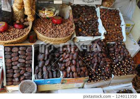 摩洛哥,菲斯,麥地那(舊城區),椰棗,椰棗樹 摩洛哥,菲斯,麥地那(舊城區),椰棗,椰棗樹 124011350