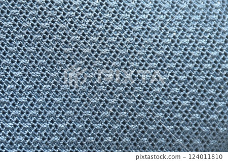 close up of blue fabric texture and background 124011810