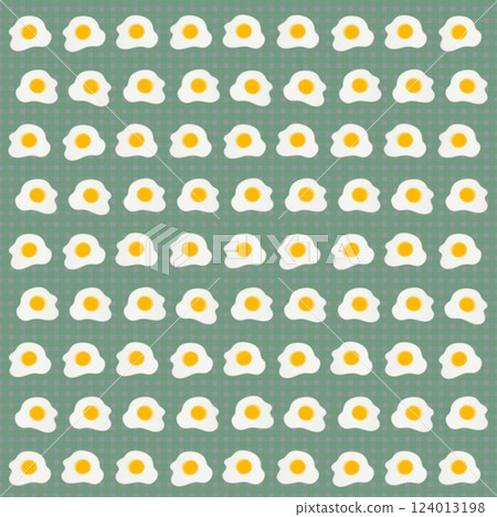 Fried egg wallpaper illustration 124013198